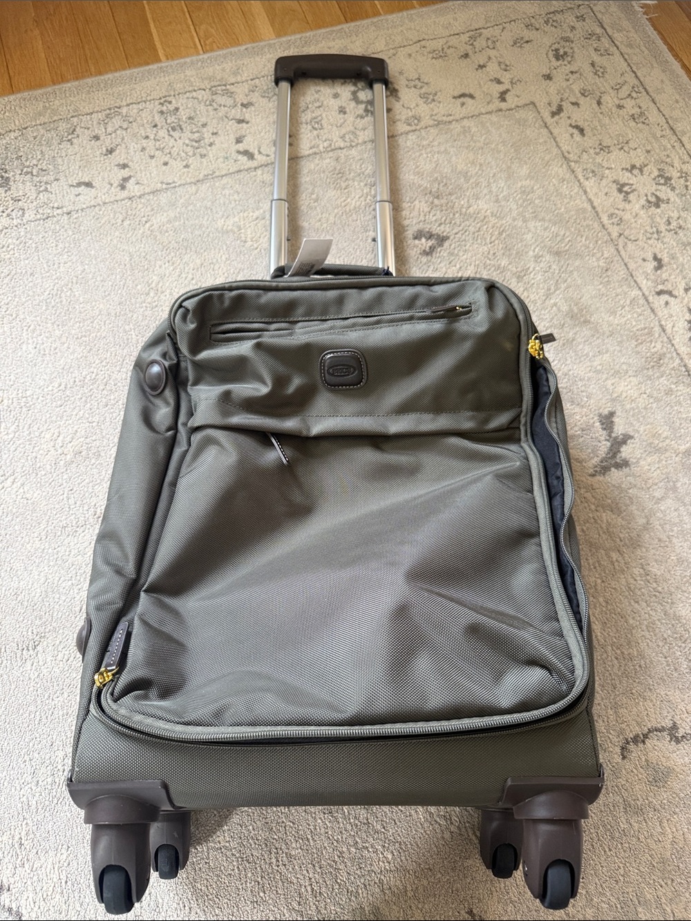 NEW! With tags- Bric's Olive Green Softside Spinner Carry-On